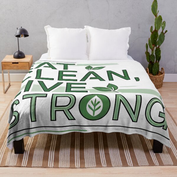 Item preview, eat clean Live Strong designed and sold by Uglyandcute.
