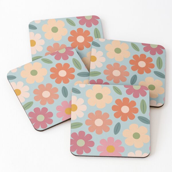 Item preview, Pastel Daisy Seamless Pattern – Scandinavian Floral Aesthetic designed and sold by CrystalCove11.