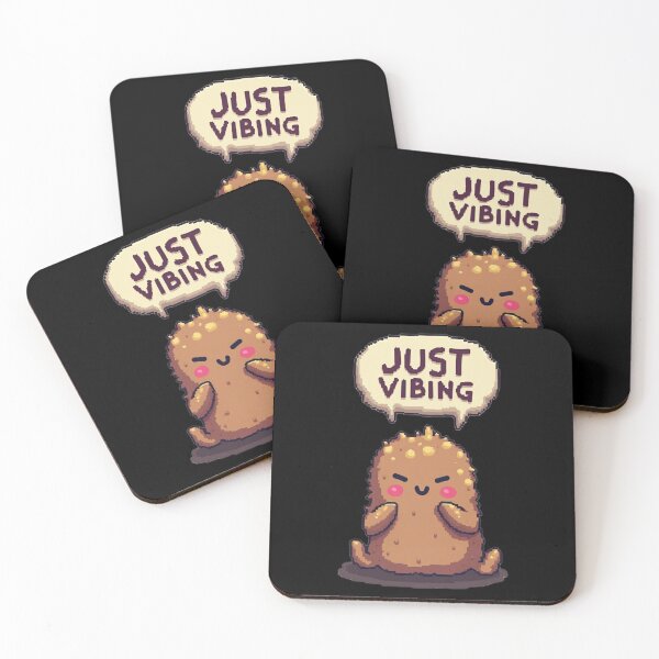 Item preview, Just Vibing Monster Pixel designed and sold by TinyJoy Studio.