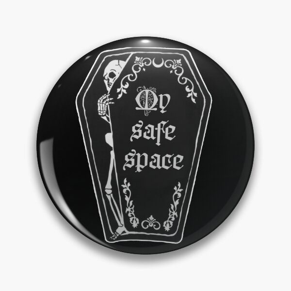 Item preview, My safe space funny coffin designed and sold by vibeygh0st.