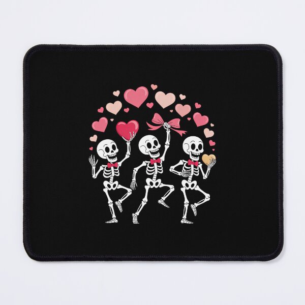 Item preview, Dancing Skeletons Heart Valentine's Day designed and sold by FaithAbbott.