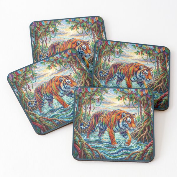 Item preview, Yarn Tiger in Yarn Mangrove designed and sold by Tridentulus.