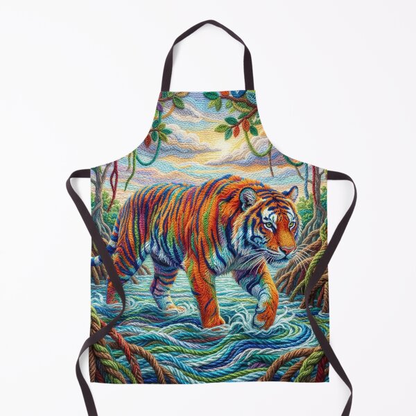 Item preview, Yarn Tiger in Yarn Mangrove designed and sold by Tridentulus.