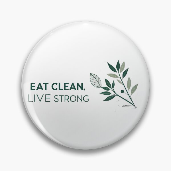 Item preview, eat clean Live Strong designed and sold by Uglyandcute.