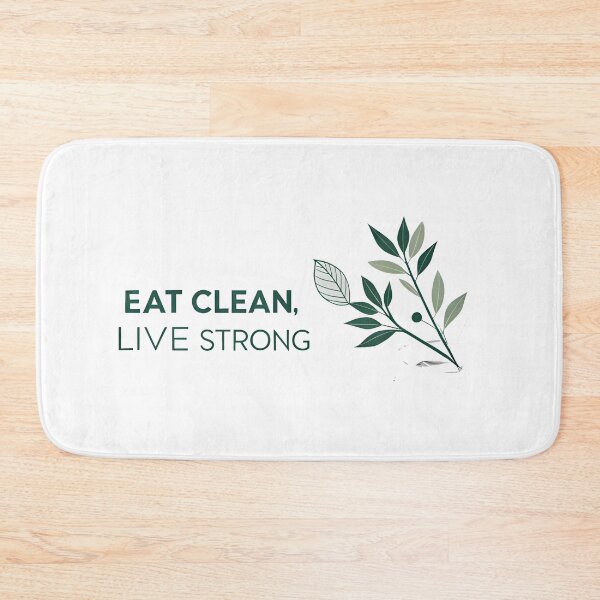 Item preview, eat clean Live Strong designed and sold by Uglyandcute.