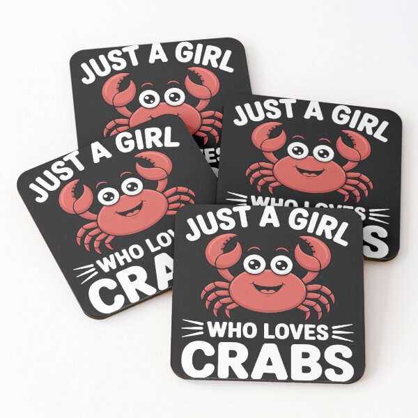 Item preview, Crab Animal Lover Women Gift Just A Girl Who Loves Crabs designed and sold by BlueCreator-inc.