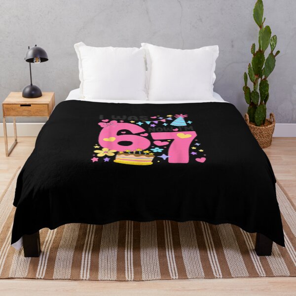 Item preview, I was 6 Now I'm 7 Year Old Birthday 67 Funny for Kids Girls designed and sold by Juansustait.