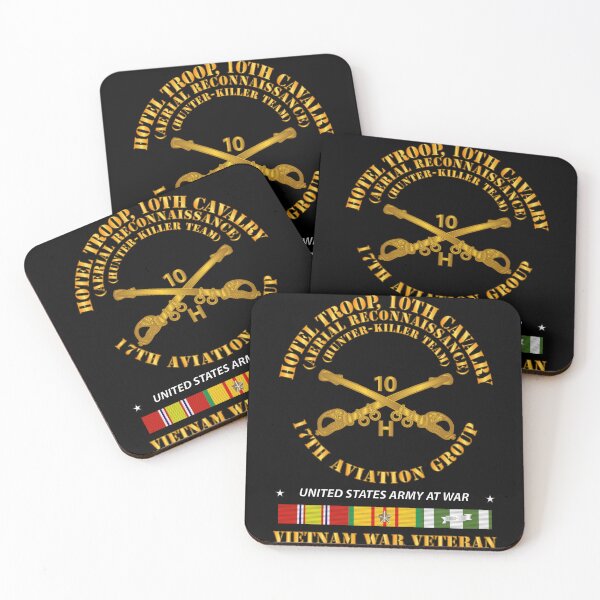 Item preview, Army - H Troop 10th Cav Regt - Hunter Kill w Cav Br - VN SVC designed and sold by Military Insignia Products.
