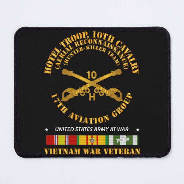 Item preview, Army - H Troop 10th Cav Regt - Hunter Kill w Cav Br - VN SVC designed and sold by Military Insignia Products.
