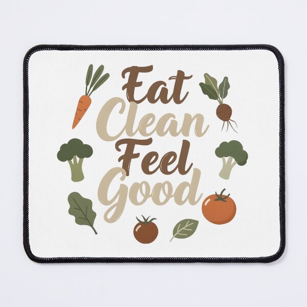 Item preview, eat clean Feel Good designed and sold by Uglyandcute.