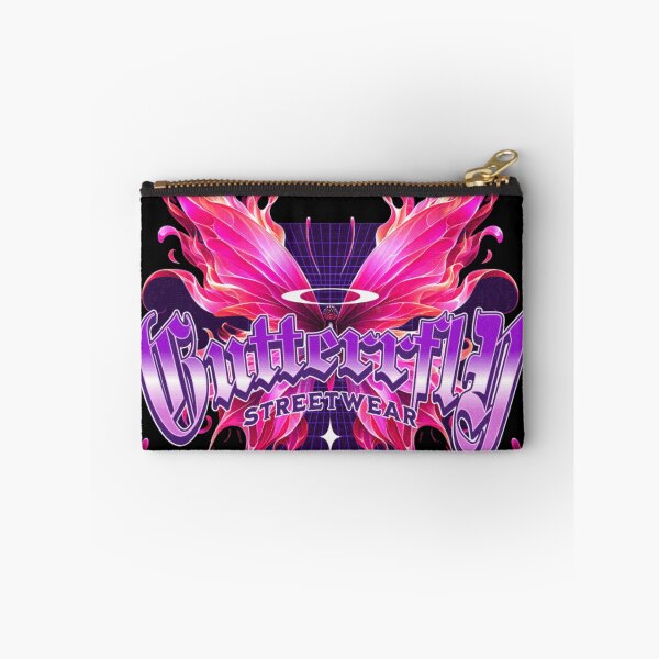 Item preview, Butterfly Streetwear Effortless Elegance Cyberpunk Art Print designed and sold by GenZFashion000.