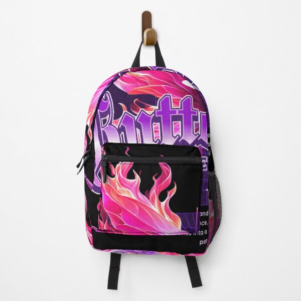 Item preview, Butterfly Streetwear Effortless Elegance Cyberpunk Art Print designed and sold by GenZFashion000.