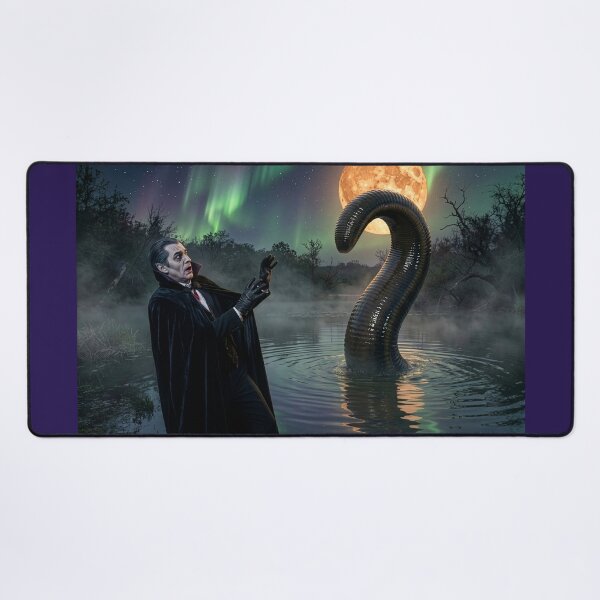 Item preview, A Giant Leech Threatens to Drain Dracula designed and sold by Tridentulus.