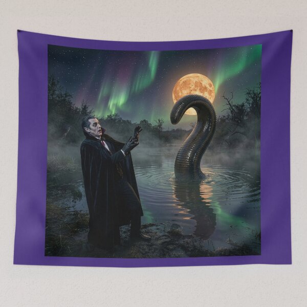 Item preview, A Giant Leech Threatens to Drain Dracula designed and sold by Tridentulus.