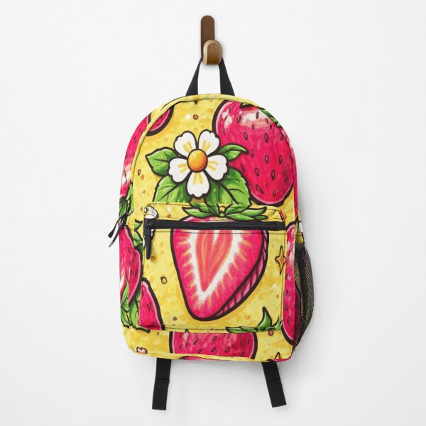 Item preview, Sweet Strawberry Seamless Pattern – Retro Summer Berry designed and sold by VividOddityCo.