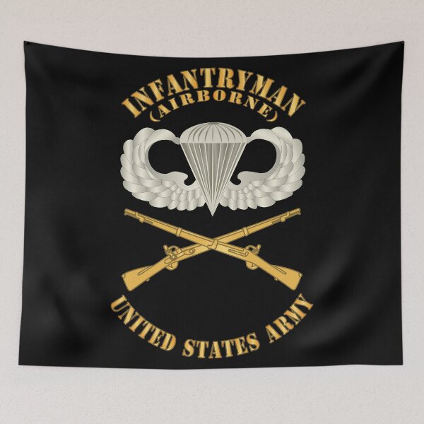 Item preview, Army - Infantryman w Airborne Badge - Br X 300 designed and sold by Military Insignia Products.