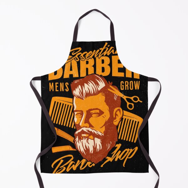 Item preview, Retro Barbershop Bearded Man Haircut and Shave Design designed and sold by GenZFashion000.
