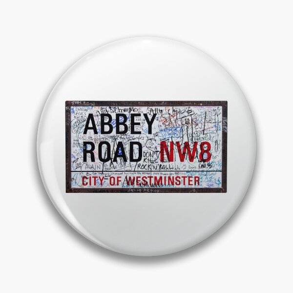 Item preview, Abbey Road Sign (with graffiti) designed and sold by ajpNZ.