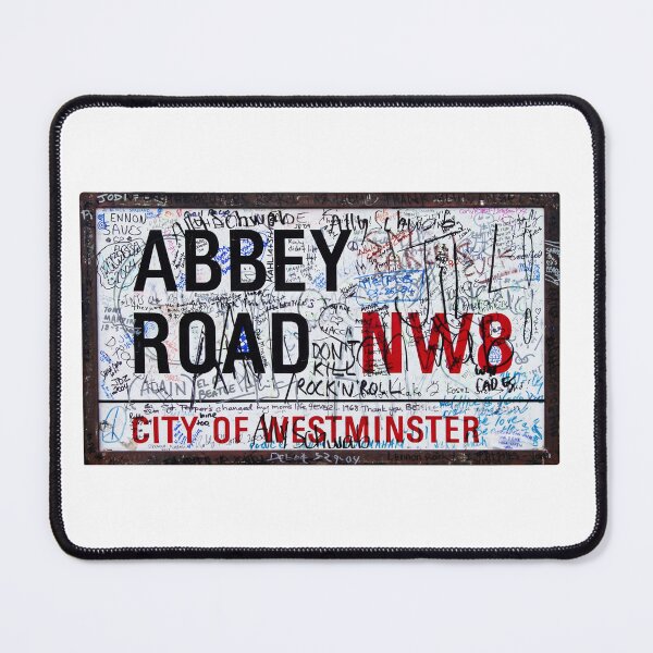 Item preview, Abbey Road Sign (with graffiti) designed and sold by ajpNZ.