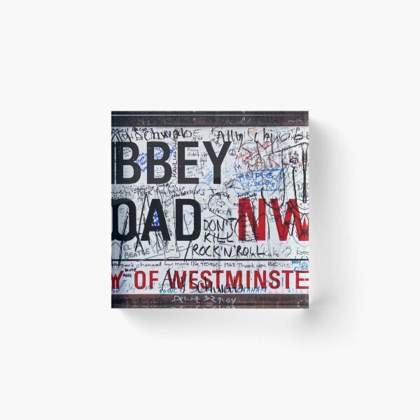Item preview, Abbey Road Sign (with graffiti) designed and sold by ajpNZ.