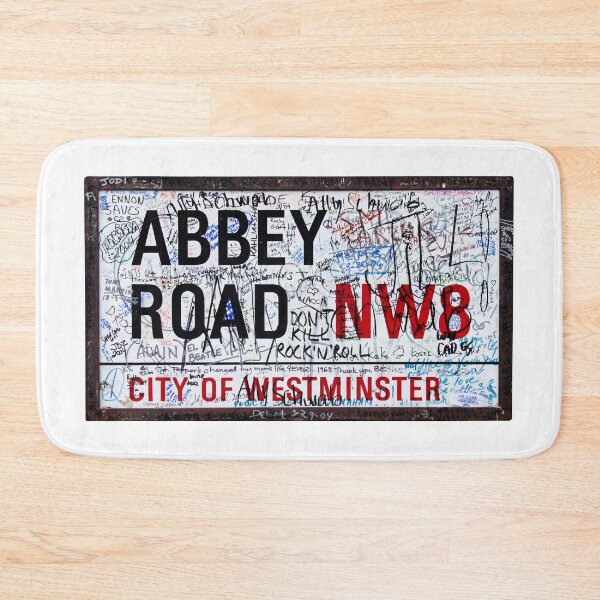 Item preview, Abbey Road Sign (with graffiti) designed and sold by ajpNZ.