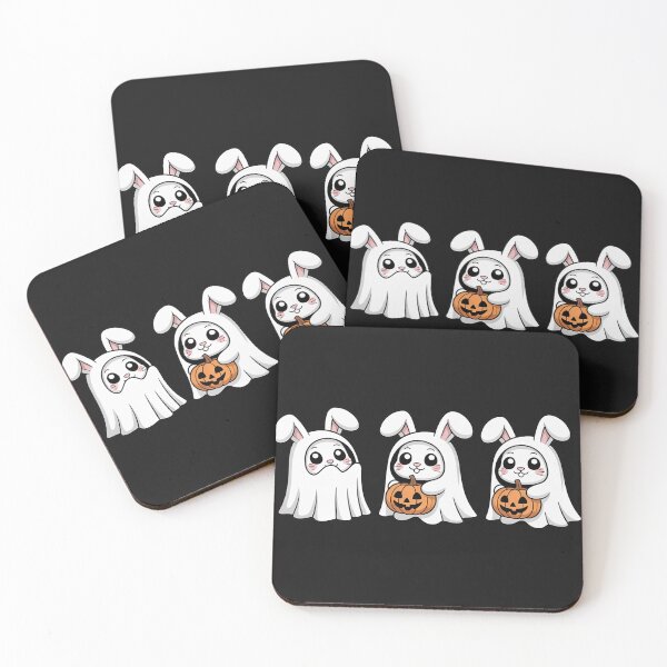Item preview, Cute Fall Ghost Bunny Rabbit Halloween Costume Spooky Season designed and sold by BlueCreator-inc.
