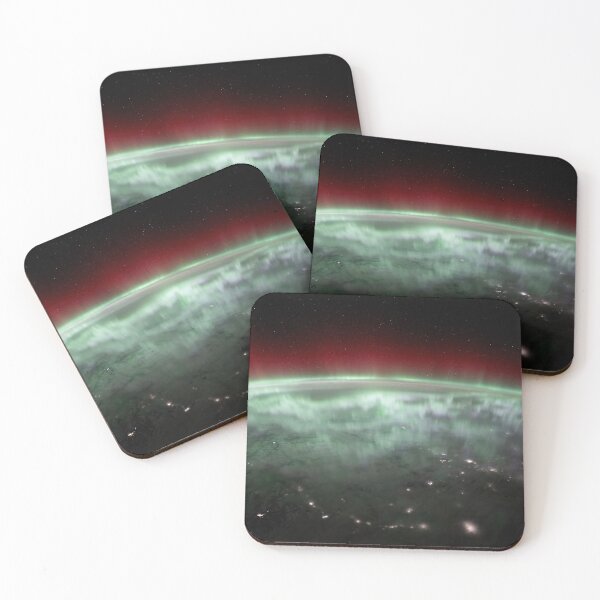 Item preview, Aurora above the city lights of Vancouver, British Columbia, Canada captured by the crew of the ISS designed and sold by James (820Photography) Anderson.