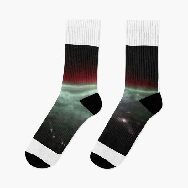 Item preview, Aurora above the city lights of Vancouver, British Columbia, Canada captured by the crew of the ISS designed and sold by James (820Photography) Anderson.