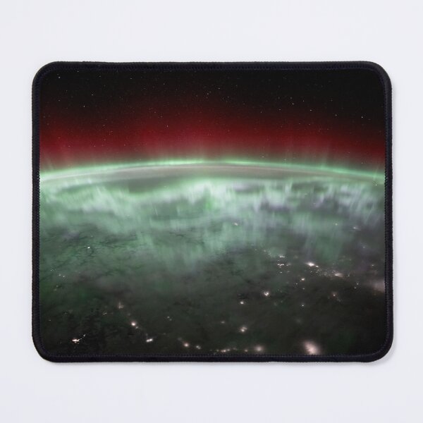 Item preview, Aurora above the city lights of Vancouver, British Columbia, Canada captured by the crew of the ISS designed and sold by James (820Photography) Anderson.