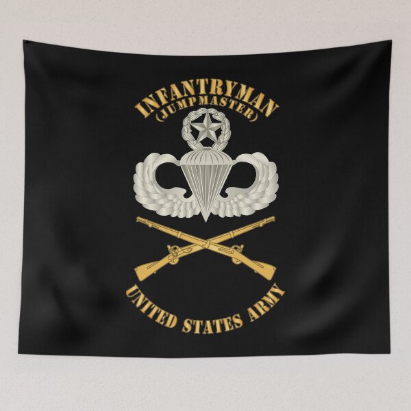 Item preview, Army - Infantryman w Jumpmaster Airborne Badge - Br X 300 designed and sold by Military Insignia Products.
