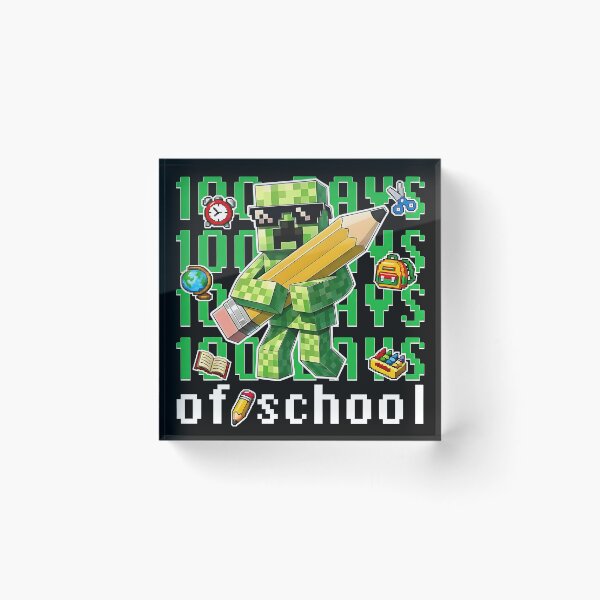 Item preview, I Survived 100 Days of School Gamer T-Shirt – Pixel Game Kids Design designed and sold by thudoando.