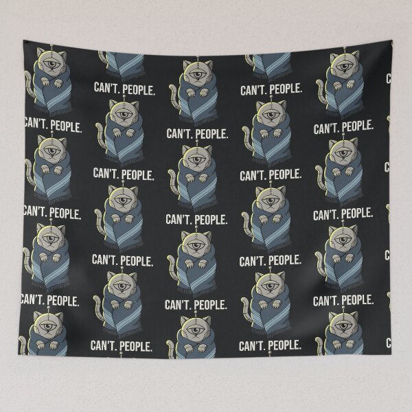 Item preview, Robot Cat – Moody Sarcastic Minimal Sci Fi Humor Design designed and sold by Taans-Creation.