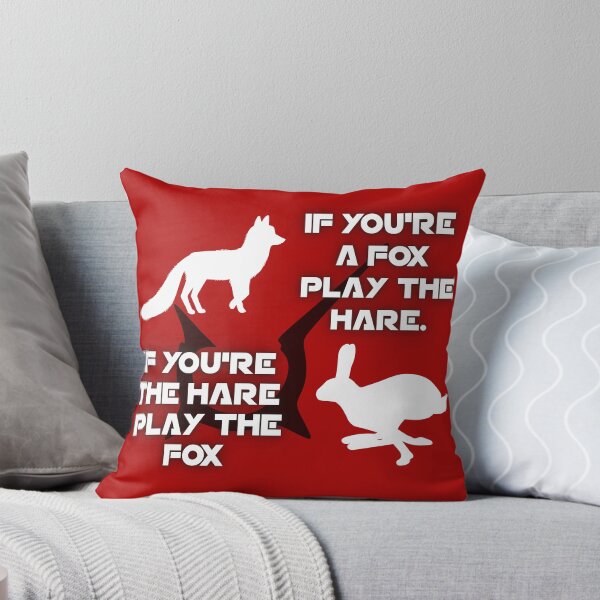 Item preview, If You're a Fox, Play the Hare. If You're A Hare, Play the Fox designed and sold by Live, Laugh LARP.