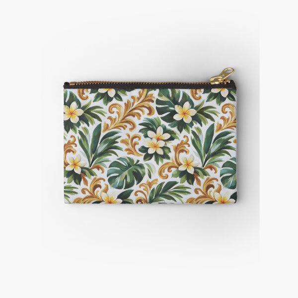 Item preview, Plumeria Oil Painting Pattern designed and sold by Eclectic Monkey.