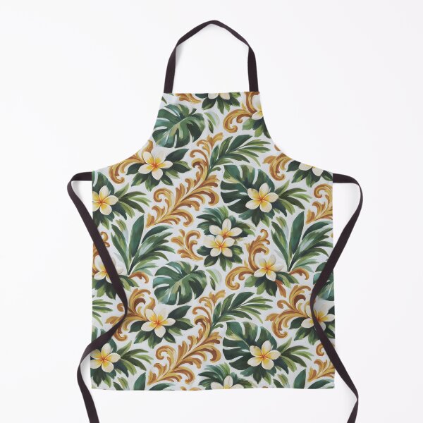 Item preview, Plumeria Oil Painting Pattern designed and sold by Eclectic Monkey.
