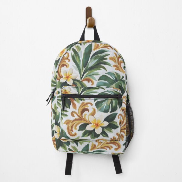 Item preview, Plumeria Oil Painting Pattern designed and sold by Eclectic Monkey.