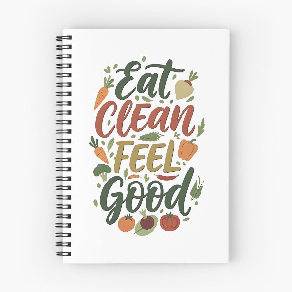Item preview, eat clean  Feel Good designed and sold by Uglyandcute.