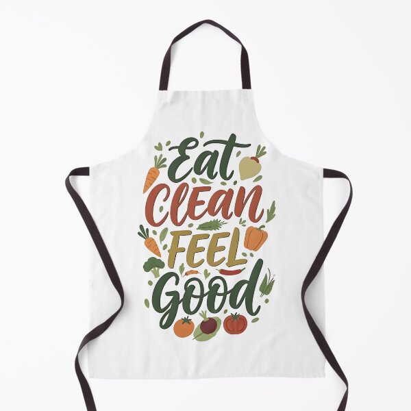 Item preview, eat clean  Feel Good designed and sold by Uglyandcute.