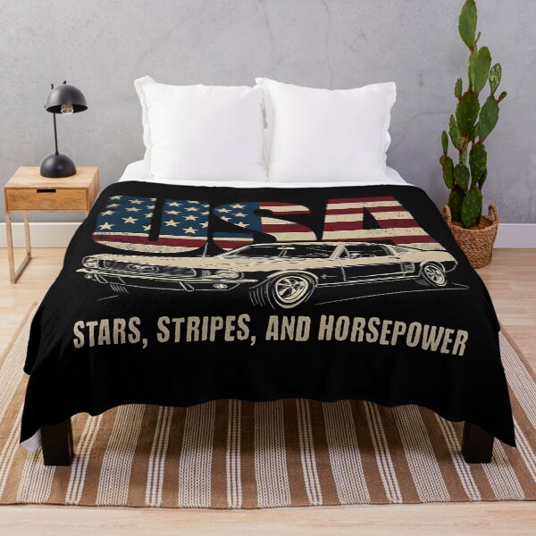 Item preview, Mustang - Stars, Stripes, and Horsepower designed and sold by Automotive Art by Greg.