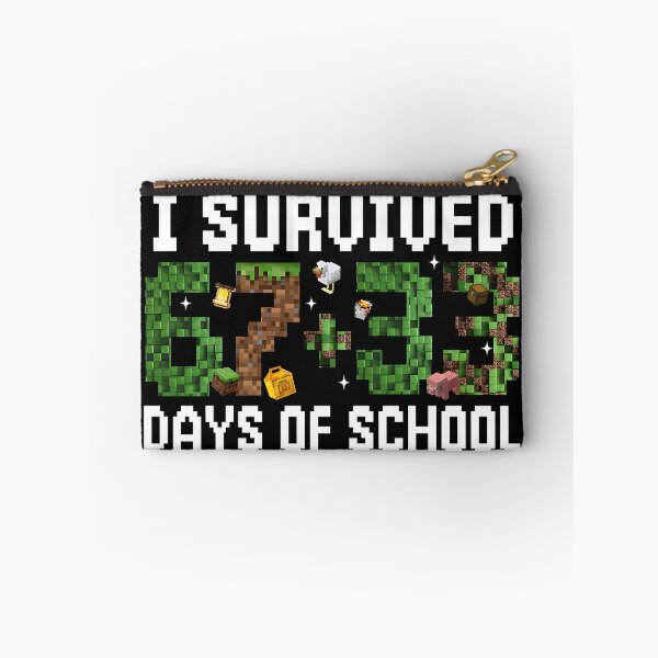 Item preview, I Survived 67+33 Days of School T-Shirt – Pixel Math Gamer Kids Design designed and sold by thudoando.