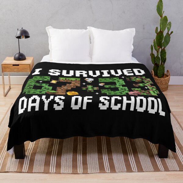 Item preview, I Survived 67+33 Days of School T-Shirt – Pixel Math Gamer Kids Design designed and sold by thudoando.