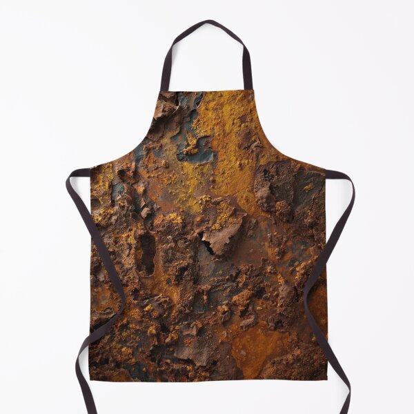 Item preview, Abstract Industrial Texture of Peeling Blue Paint and Heavy Rust designed and sold by The Rust Lab.