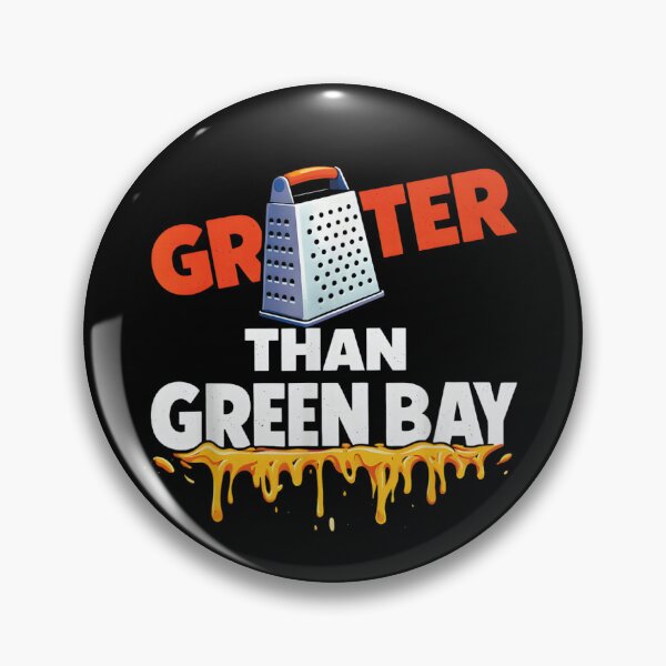Item preview, Cool Cheesehead Pun Grater Than Green Bay Midwest Pride designed and sold by ohmylore-arts.