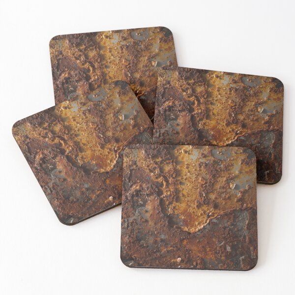 Item preview, Tactile Heavy Rust Texture with Yellow Ochre Oxidation designed and sold by The Rust Lab.