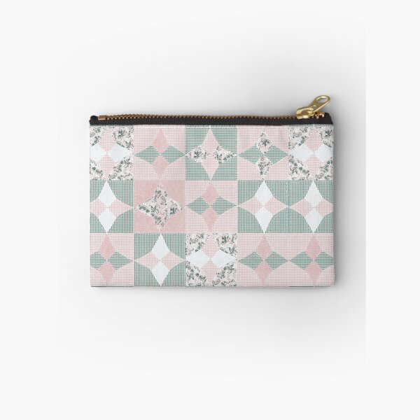 Item preview, Fabric in Retro Country Chicken Feed Sack Cheater Quilt - Pink & Teal Green Gingham designed and sold by LoveAlways-AEP.