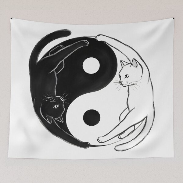 Item preview, tai chi cat Yin–Yang Tai Chi cat concept designed and sold by Uglyandcute.