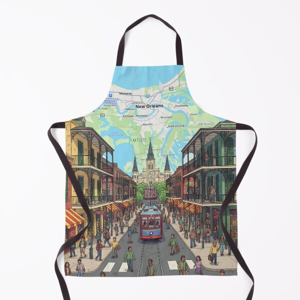 Item preview, New Orleans Print | French Quarter Travel Poster Wall Art | Louisiana City Illustration | Jazz Culture Decor designed and sold by shopcanva.