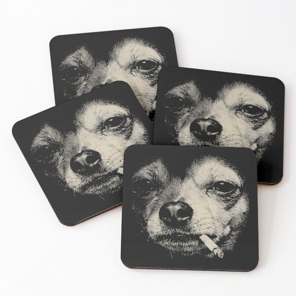 Item preview, Dog Smoking Cigarette Funny Chihuahua Meme, Funny Smoking Dog Meme Cigarette Tees designed and sold by ohmylore-arts.