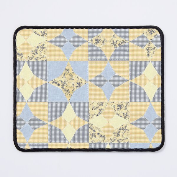 Item preview, Retro Country Feed Sack Hand Stitched Cheater Quilt - Sunny Gingham & Chickens designed and sold by LoveAlways-AEP.