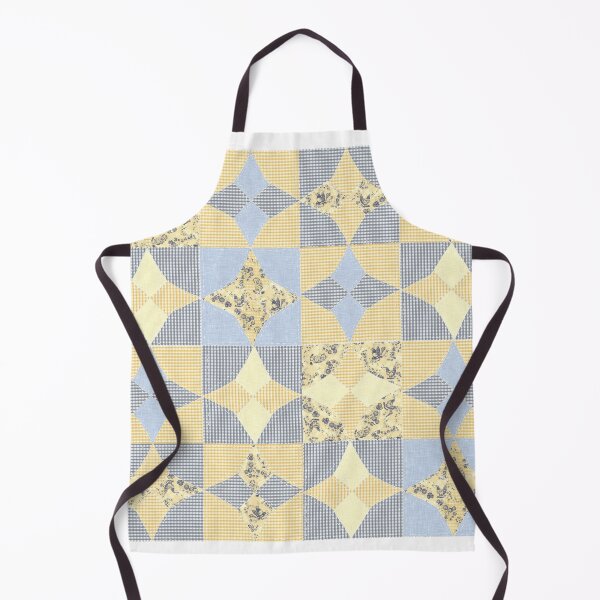 Item preview, Retro Country Feed Sack Hand Stitched Cheater Quilt - Sunny Gingham & Chickens designed and sold by LoveAlways-AEP.